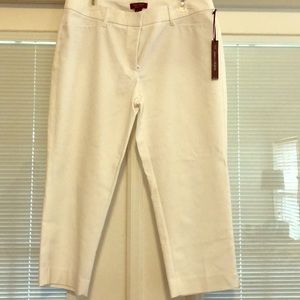 White House Black Market straight cropped pants